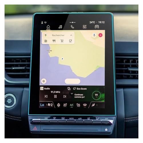 Évitez les rayures sur la navigation protection d'écran pour Captur 2