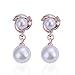 FAIRY COUPLE Women`s Stud Earrings and Pendant Necklace Jewelry Set S59
