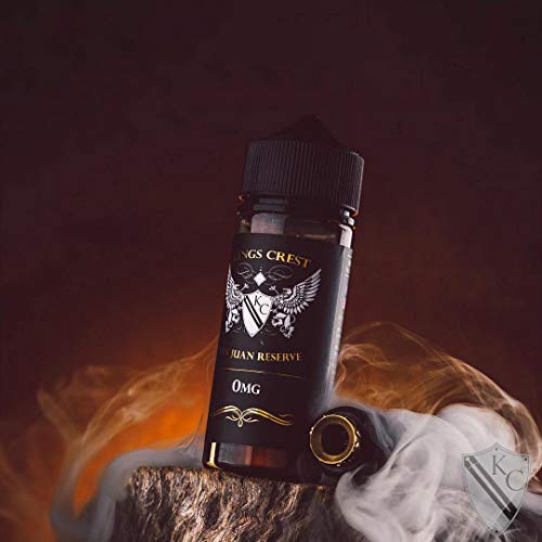 ELIQUID DON JUAN RESERVE - KING CREST - LIQUIDO PARA CIGARRILLO ELECTRONICO - TARTA DE CHOCOLATE - SIN NICOTINA (100ML) Cover