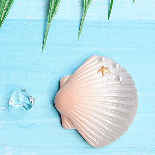 12Pcs Sea Creatures Sea Shells Star Conch Cake Topper For Birthday Party Baby Shower Wedding Cake Decorations #TOP4
