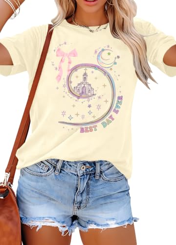 Image of Magical Shirt for Women Magic Kingdom Tshirt Family Vacation Tee Castle Believe in The Magic Summer Trip Tops