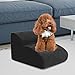 Pet Stairs 2 Steps for Small Dogs - Convenient Access to Elevated Spots, Black