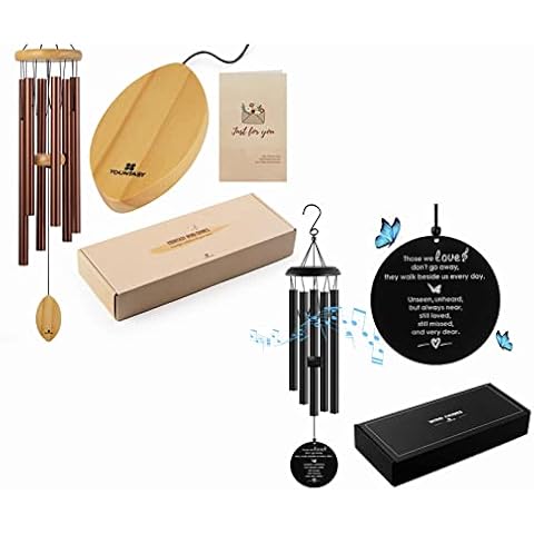 YOUNTASY Wind Chimes for Outside, Wind Chimes for Loss of Loved One, Sympathy Wind Chimes, Windchimes Outdoors Cover