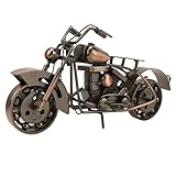 Srliya Vintage-Motorrad-Modell, Eisen-Kunst-Motorrad-Modell, Retro-Metall-Motorrad-Modell, Kunsthandwerk, Sammlerstück, Vintage-Eisen-Kunst-Skulptur, Ornament für Motorrad-Liebhaber,