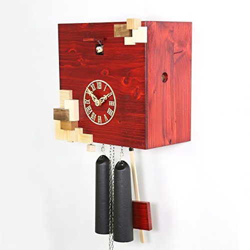 Amazon.co.jp: VDS認定レッドwith Natural Woodアクセント8日モダン