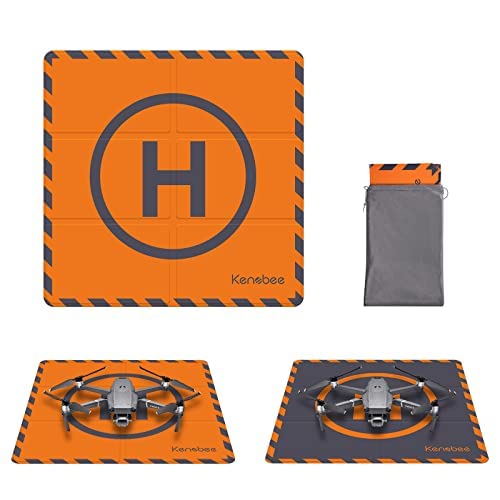 50cm(20") Drone Landing Pad con Bolsa de Almacenamiento, Universal Plegable Portátil Alfombrilla de Aterrizaje para DJI Mini 3 Pro, Mavic Mini 2/Air 2/Air 2S/Holy Stone/DJI FPV Drone,