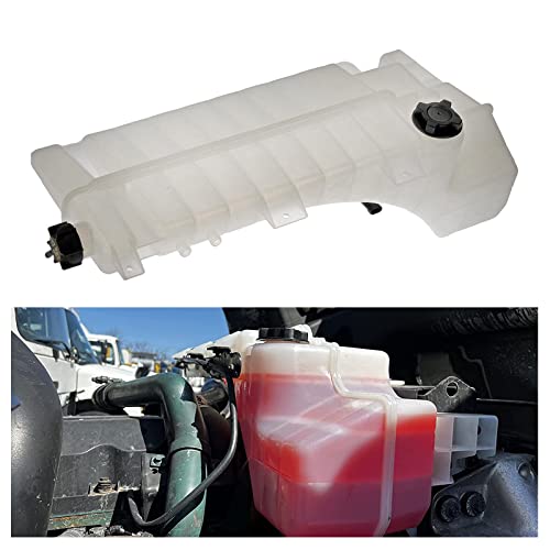 Image of LOSTAR Coolant Reservoir with Cap & Sensor Compatible with 2008 - 2017 Volvo VHD VNL VHD Truck and Mack CHU CXN CXU 21846997, 603-5505