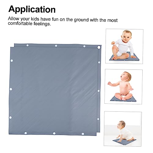 STOBAZA 1Pc Kruipen Mat Peuter Tapijt Tapijten Voor Kinderen Vloeren Mat Kids Vloer Kussen Baby Speelmatten Voor Vloer Grijs Tapijt Dikker Vloerkleed Baby Speelkleed Woonkamer Tapijt - Afbeelding 4