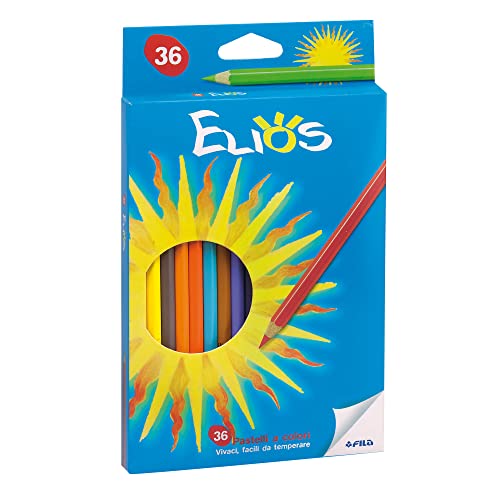 Fila Pastelli Elios, 36 Pezzi