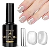 [Magnete Potenziato per Effetti Perfetti]: Il set include un magnete professionale, selezionato dopo numerosi test: più spesso, stabile e con un’attrazione superiore. Facilita la creazione di linee luminose precise e profonde, garantendo un risultato cat-eye elegante e uniforme.