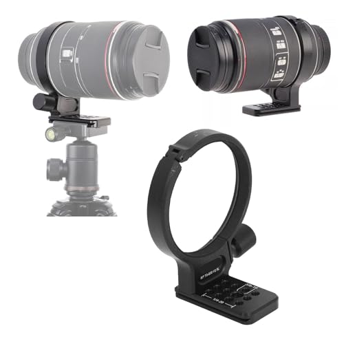 Tripod Mount Ring, Metal Lens Collar for RF70-200 F2.8L, Built in Arca Type 70mm Quick Release Plate, with 1/4 and 3/8 inch Screw