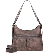 LOUEBICA Women's Vegan Leather Crossbody Bag – Adjustable Strap, Lightweight, Water-Resistant Purse - View #2