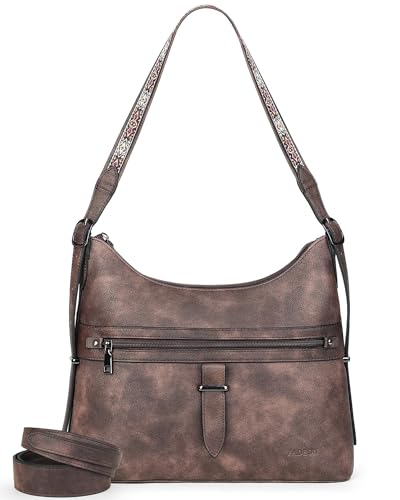 FADEON Crossbody Bags Purses for Women & Womens Purses Brown Collection3
