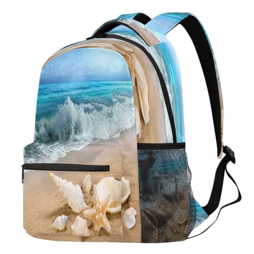 Sac à dos de randonnée et de loisirs grand format imprimé marin pour adulte et enfant