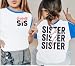 FRYAID Toddler Baseball Sister Shirt Baby Girl Baseball Outfit Big Sister Shirt Birthday Girl T-Shirt Summer Cotton Tee Top Blue-White