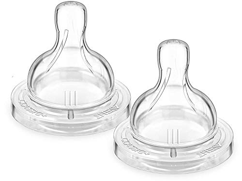 Philips Avent SCF635/27 - 2 Tettarelle Classic+ Flusso Regolabile (1 fessura)