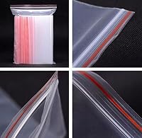 Pakomat Zip Beutel 100, Transparente Reißverschlusstaschen, Schnappverschluss, Druckverschluss, Beutel für verschiedene Materialien geeignet, Verpackungsbeutel, Polyethylenbeutel (23x32 cm) – Ansicht 7