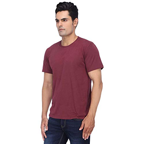 Image of Celio Mens Round Neck Solid T-Shirt