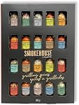 Smokehouse by Thoughtfully, Gourmet Ultimate Grilling Spice Set, Grill Seasonings and Rubs Gift Set, Flavors Include Chili Garlic, Italian Seasoning, Cayenne Spice Rub and More, Pack of 20