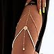 Atentuyi Geschichtetes Gold Bein Kette Perle Anhänger Bein Kette Sexy Bikini Strand Geschirr Böhmischen Körper Kette Oberschenkel Schmuck Für Frauen Und Mädchen