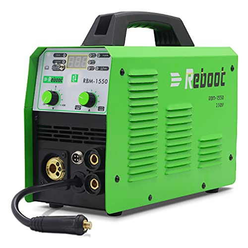 【DIY principiante 】: Supporta un'ampia tensione da 170 V-240 V ,Gas/No gas MIG/MMA/Lift TIG/Spool gun, Saldatura ad arco (elettrodo da 3,2 mm) 7018 1/8 