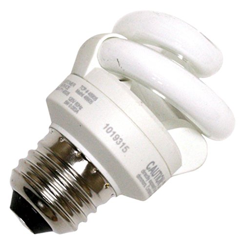 TCP 48905-30K - 5 Watt CFL Light Bulb - Compact Fluorescent - - 20 W Equal - 3000K Warm White - 82 CRI - 35 Lumens per Watt - Min. Start Temp. - 20 Deg. - 24 Month Warranty