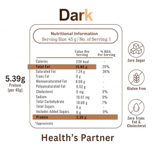 Image of Mylife Zero sugar 2 Dark Chocolate & 1 Almond (Pack 3) | Sugar-Free, High-Protein, Gluten-Free Snack | No Added Sugar, Perfect for Weight Loss & Healthy Snacking | 135g