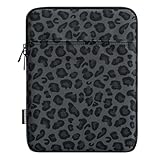 Dadanism 9-11 Zoll Tablet Tasche Hülle für iPad Pro/Air 11, iPad (A16) 11. Gen 11, i-Pad 10. Gen/Air 5/4 10,9, i-Pad 10,2, Galaxy Tab A9+ 11/S9 FE, S10 Lite 10.9, S11 11,Tab M11,Leopard Schwarz