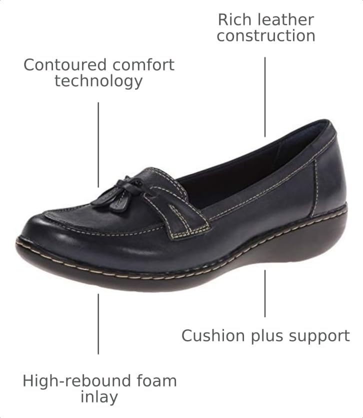 Image of Clarks Women's Ashland Bubble Slip On Loafers