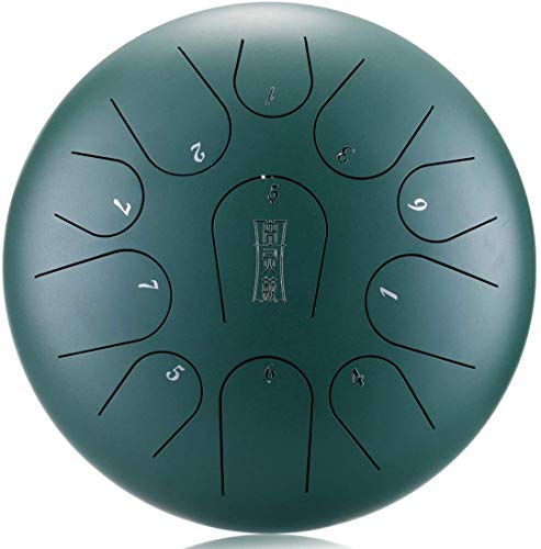 JLDN Tambour De Langue en Acier 11 Notes, Handpan Drum 12 EU / 30cm Tambour À Main Tambour Hand Pan avec maillets Sac… - Les Beatles, Paul McCartney, John Lennon, RIngo Starr, George Harrison JLDN Tambour De Langue en Acier 11 Notes, Handpan Drum 12 EU / 30cm Tambour À Main Tambour Hand Pan avec maillets Sac…