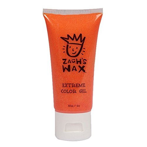 Zach's Wax Color Hair Gel - Orange - 1 Ounce
