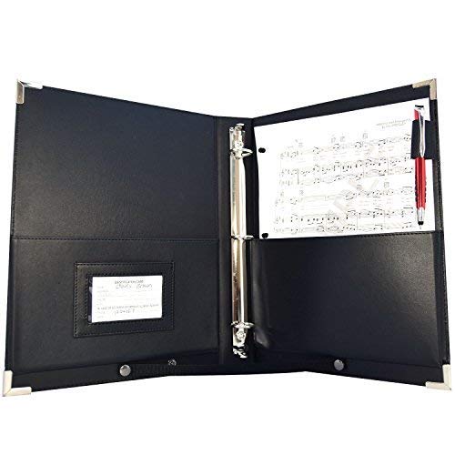 Msp Sheet Music Holder | 9.5" X 12" - 3 Rings Choir Folder With Hand Strap - 2020 Upgraded Version (Msp-210) #TOP4