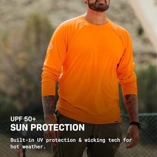 TRUEWERK B1 Sun Long Sleeve Tee for Men, Sun Protection Shirts, Moisture Wicking, UPF +50 Thermo Regulating Shirt2