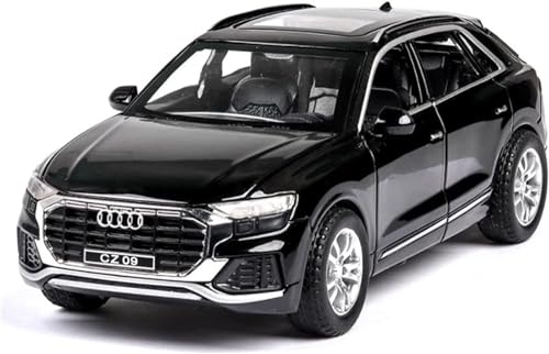 Image of SPITEN Diecast 1:32 Audi Q8 Toy Car Scale Model,Pull Back Vehicles Alloy Simulation Supercar with Lights and Sound Also for Car Dashboard,Kids