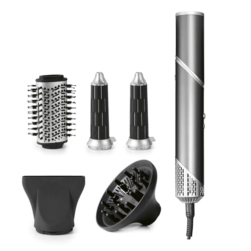 STYLE & SHINE by VITALmaxx Hairstyler Flex, 1500W | Air Curler, Lockenstab & Glätteisen in einem | 5 Aufsätze & 3 Temperaturstufen| ersetzt Lockenwickler | mit Memory-Funktion & 1,8 m Kabel STYLE & SHINE by VITALmaxx Hairstyler Flex, 1500W | Air Curler, Lockenstab & Glätteisen in einem | 5 Aufsätze & 3 Temperaturstufen| ersetzt Lockenwickler | mit Memory-Funktion & 1,8 m Kabel