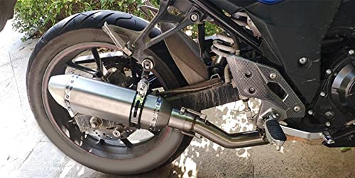 Tubo Medio de Escape para Suzuki GSX250R de Acero Inoxidable sin Silenciador 3