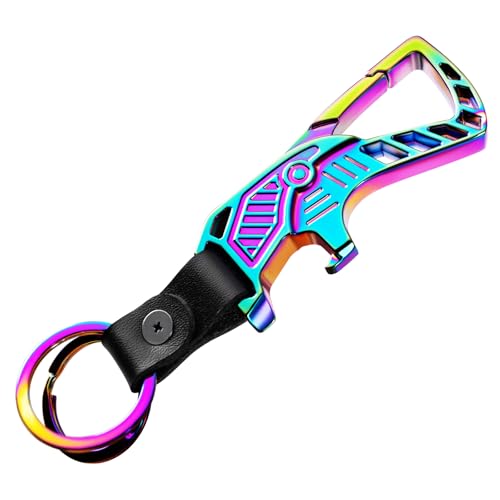 zuxiaoyaya Heavy Duty Carabiner Clip keychain,Bottle Opener Car Key Chain