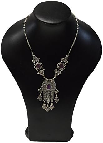 Morocan Jewerly Berber Necklace Arabic Colorfull Glass Beads Layered