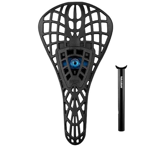 VFdthR Bike Seat Bicycle Saddle With Seatpost,248mm Spider MTB Dirt Jump Seat,Shock Absorber Bike Cushion,25.4/27.2/30.9mm Post(BL Aluminum 27.2)