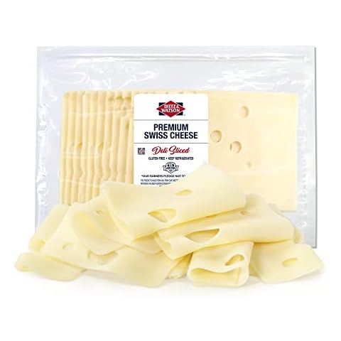Dietz & Watson Deli-Sliced Premium Swiss Cheese, 12 oz. Cover