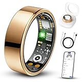 Benio Gen4 Smart Ring,2026 Upgraded,Smart Health Ring for Women Men Fitness Tracker with Heart Rate,Blood Oxygen,Sleep Monitoring,Step Counting,No Subscription,Rose Gold 8