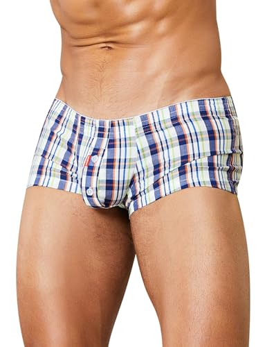 SEaur Low Rise Checkered Boxer Trunks