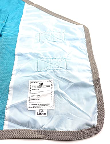 Couverture anti-mouches Nemesis Horses 135cm bleu clair