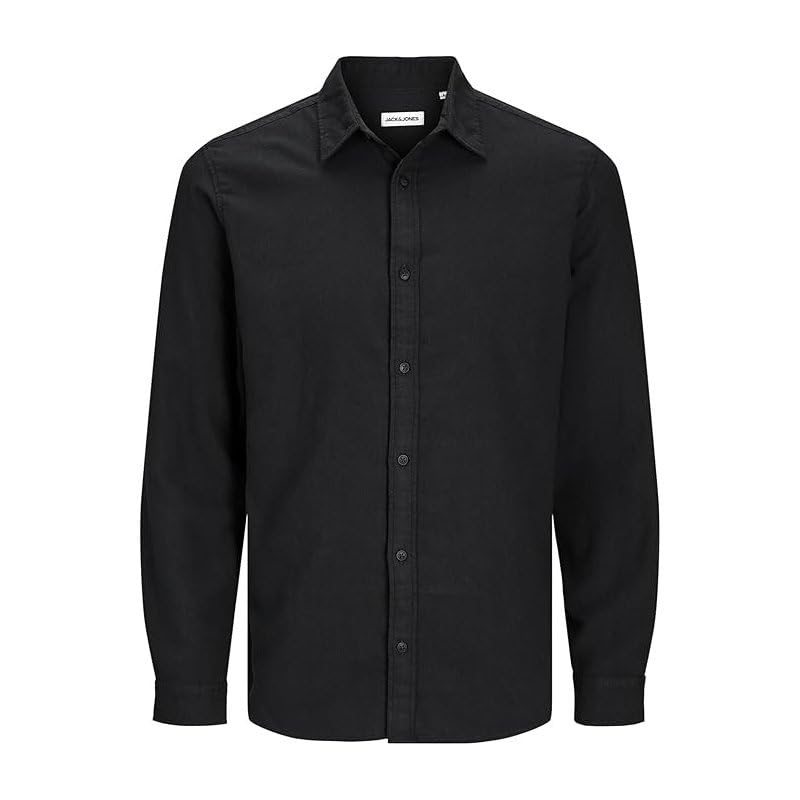 Image of Jack & Jones Men Cotton Blend Solid Regular Fit Shirt