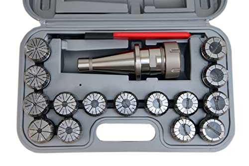 Shars ER40 NMTB40 Collet Chuck Tool Holder ER40 Collet 17 pcs Set 202-1362B L