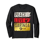 Peace Love Sarinda Instrument de musique Sarinda Lecteur de musique Manche Longue...