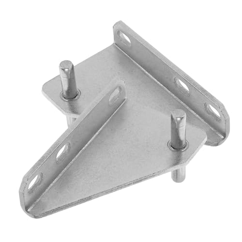 jojofuny 2 piezas Bisagra de Puerta para Frigorífico y Congelador Acero Inoxidable Duradero Recambio Fácil Instalación Compatible con Refrigeradores y Congeladores
