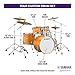 Yamaha Tour Custom Maple 4pc Standard Shell Pack, Caramel Satin