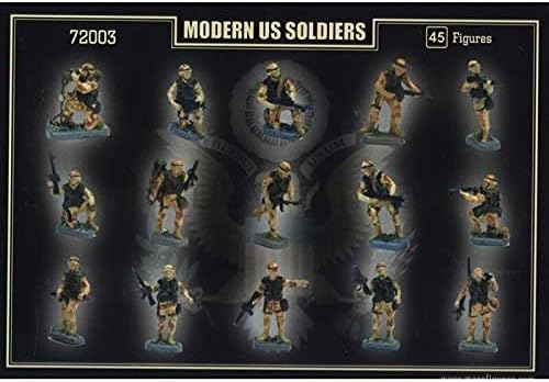 Miniatura 4 de Mars Figures 72003-1/72 U.S. Soldiers Modern Scale Kit de modelo de plástico