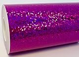 Glittering Sparkle Tape, Holographic Sequins, Self-Adhesive (3 inch x 25 ft, Purple)